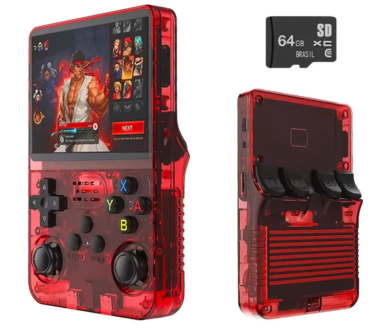 Portátil R36S™ Original - 21.500 Jogos de 20+ Consoles